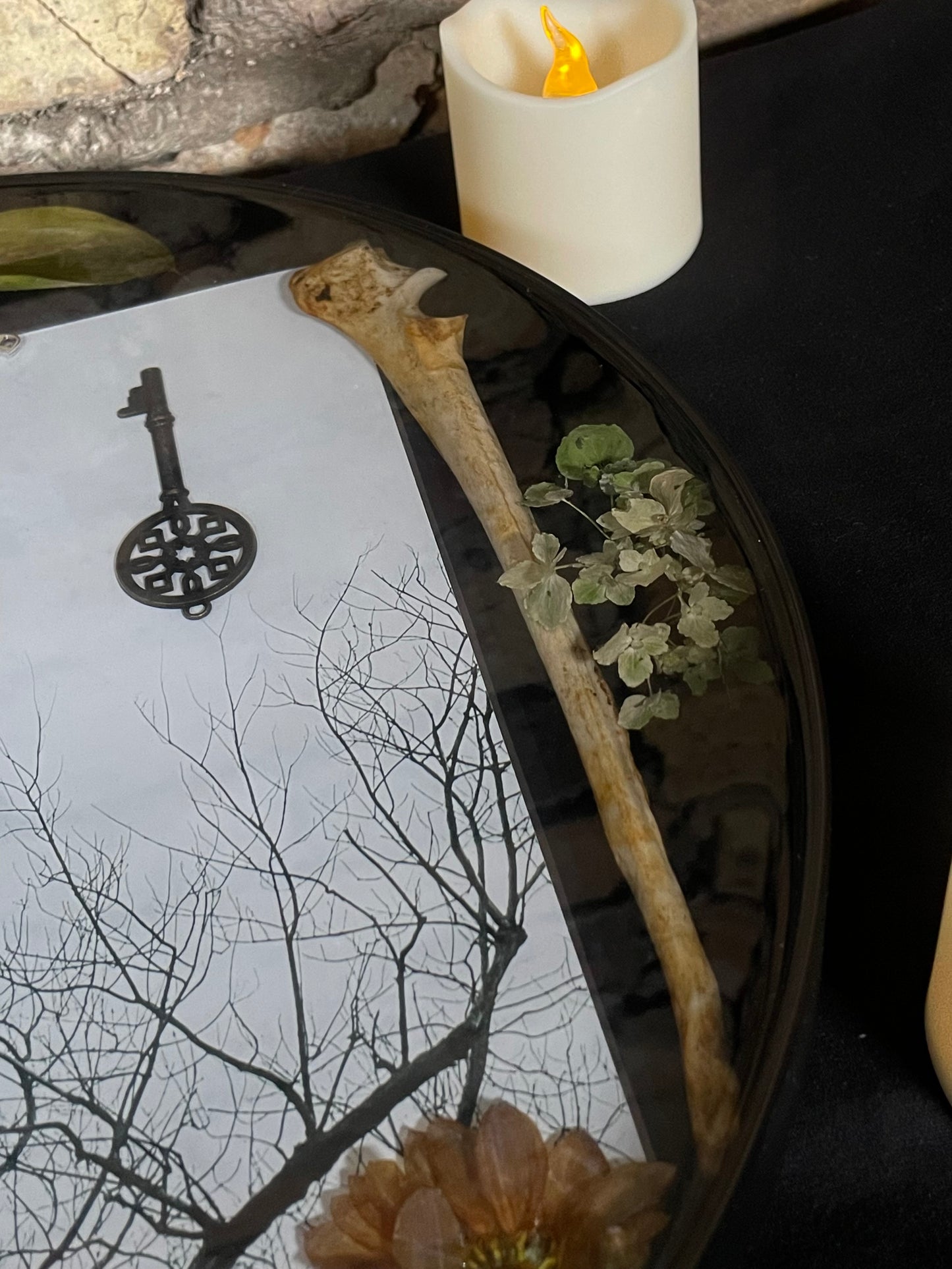 Justice Tarot Resin decor