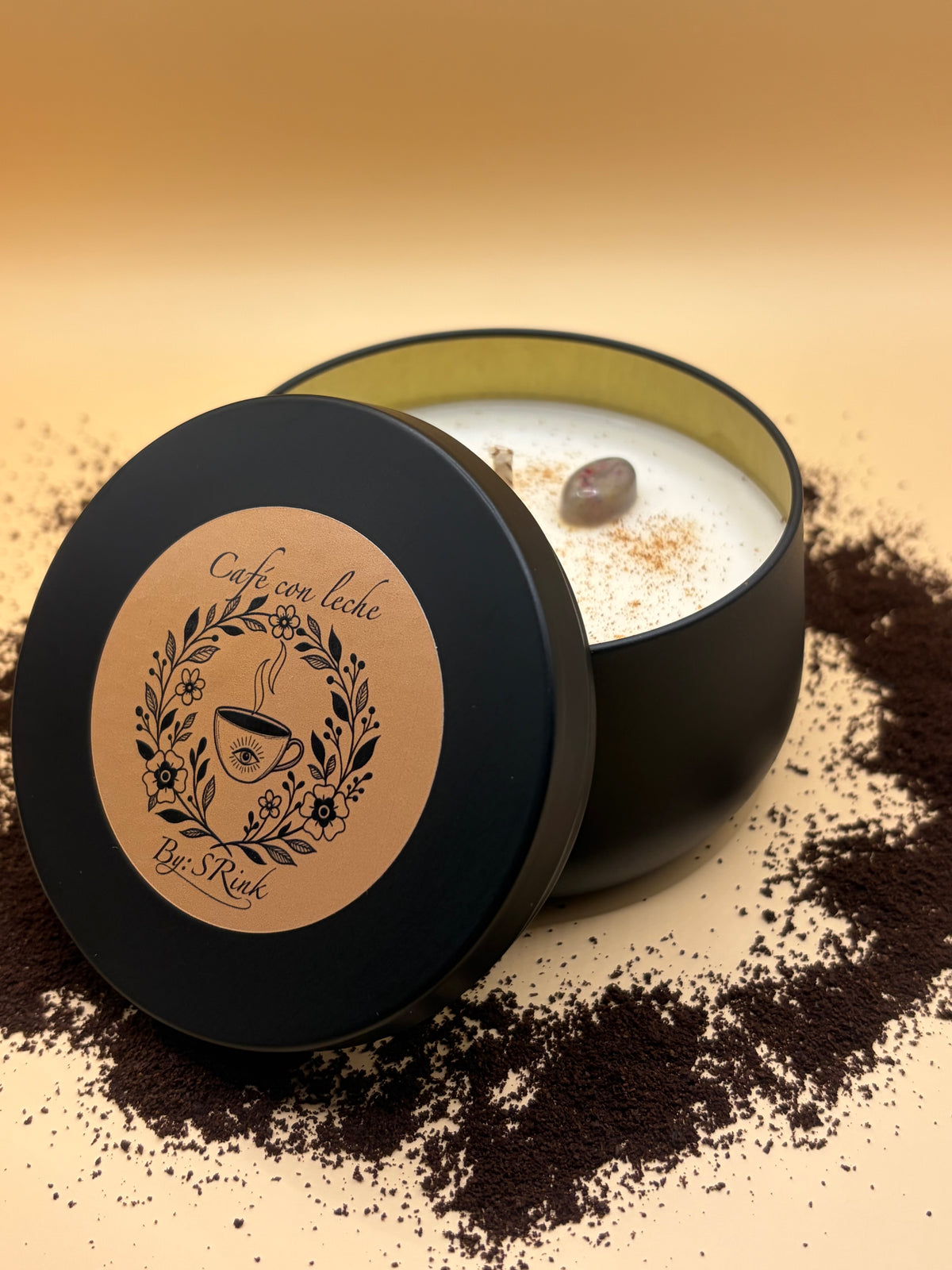 Café con leche candle