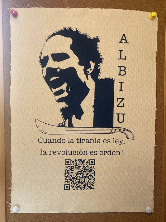Pedro Albizu Campos canvas patch